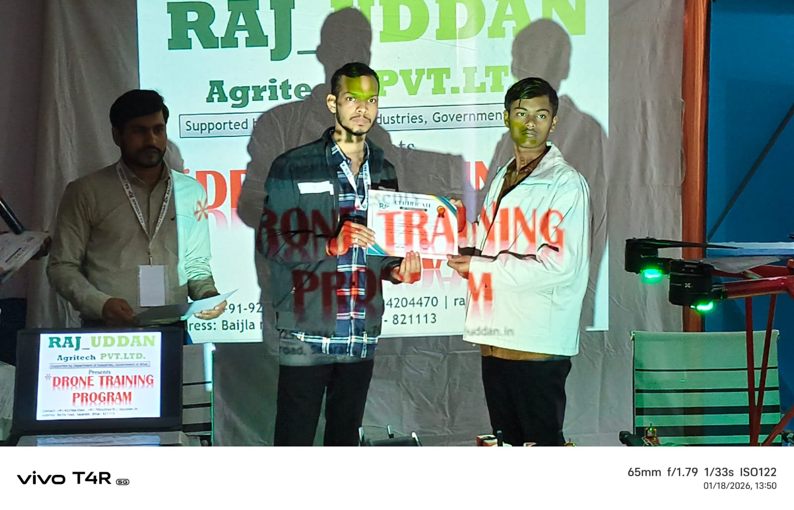 Certificate distribution ceremony